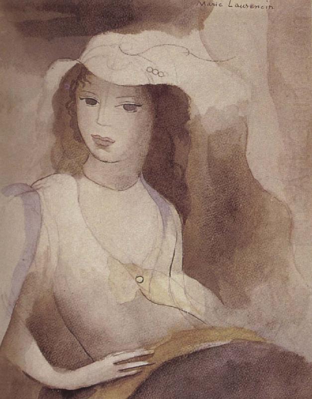 Portrait of younger woman, Marie Laurencin